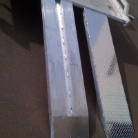 Steel fabricated truck ramp