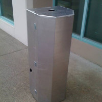 Metal fabricated and machined casing