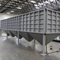 Steel fabricated industrial equipment