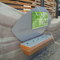 Metal fabricated garden signage